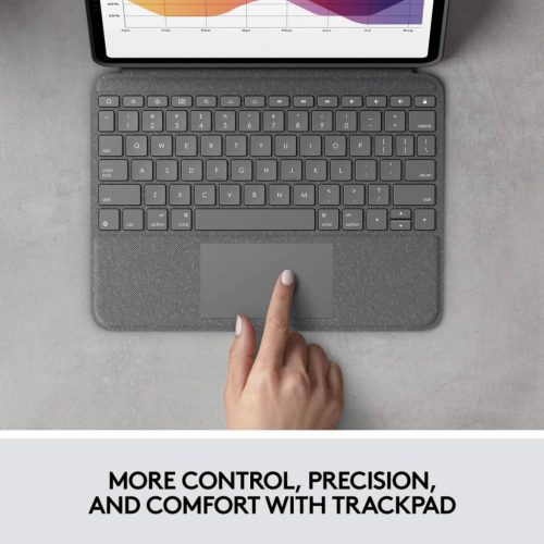 Logitech Folio Touch – Air 11" (M2 & M3), Air (4. & 5.gen) billentyűzetes tok, UK kiosztás