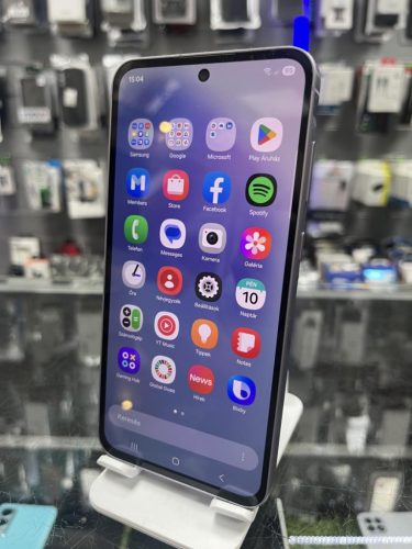 Samsung Galaxy A55 5G 128GB 8GB RAM Dual ( SM-A556B/DS ) Awesome Lilac, HASZNÁLT