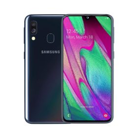   Samsung Galaxy A40 64GB Dual A405 Használt Mobiltelefon, fekete