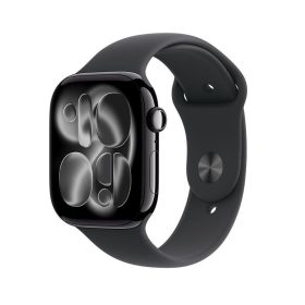   Apple Watch Series S11 BT 46 mm, JET BLACK ALU CASE+ Black Sport Band M/L , ÚJSZERŰ, PÁR NAPOT HASZNÁLT 