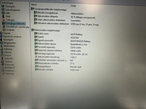 ASUS X409FB-BV018T 14" FHD i3-8145U 12GB 500GB SSD+1TB HDD , Win11 felújitott notebook