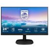 PHILIPS 243V7QJABF 23.8" IPS FHD IPS 75Hz HDMI/DP/VGA monitor , HASZNÁLT  