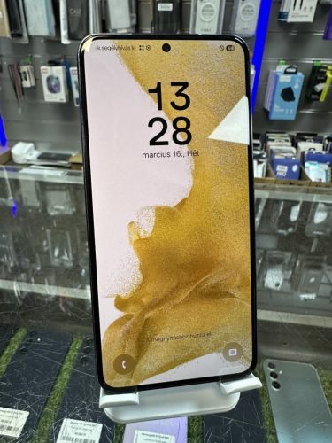 Samsung Galaxy S22  5G 128GB 8GB RAM SM-S901 FEKETE DUAL SIM MOBILTELEFON, HASZNÁLT
